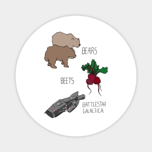 The US Office - Bears, Beets, Battlestar Galactica Magnet